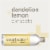 Smartwater+ Renew Dandelion Lemon Vapor Distilled Electrolyte Premium Water Bottle Perspective: right