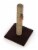 SmartyKat Simply Scratcher Scratching Post with Feather Toy for Cats - Seagrass Perspective: right