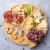 Bamboo Cheese Board and Knife Set - 14 Inch Swiveling Charcuterie Board with Slide-Out Drawer Perspective: right