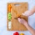 Large Bamboo Cutting Board - 17x12.5 inch Wood Cutting Board, Serving Tray with Juice Groove Perspective: right