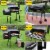 SUGIFT Heavy-Duty Charcoal Grill Offset Smoker with Cover in Black Perspective: right