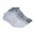 Skechers Active™ Super Soft Low Cut Socks - Gray/Black Perspective: right