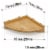 Prosumers Choice Bird Perch Tray Stand - Natural Bamboo for Avian Pets Perspective: right
