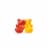 LILY'S Assorted Flavored No Sugar Added Gummy Bears Bag Perspective: right