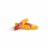 LILY'S Assorted Fruit Flavored No Sugar Added Sour Gummy Worms Bag Perspective: right