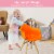 Gymax 5 PC Kids Modern Colorful Round Table Chair Set with 4 Arm Chairs Perspective: right