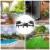 3PCS Rattan Patio Conversation Set Outdoor Furniture Set w/ Storage Table Perspective: right