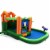 Gymax Inflatable Slide Bouncer and Water Park Bounce House Climbing Wall Splash Pool Water Perspective: right