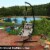 Hanging Hammock Camping Chair Swing w/Armrest - Drink Holder & Footrest - Beige Perspective: right