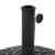 Sunnydaze 18 in Pebble Texture Resin Round Patio Umbrella Base - Grey Perspective: right