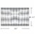 Wrapables 100% Cotton Kitchen Dish Towels (Set of 3), Gray Perspective: right