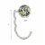 Wrapables Scenic Purse Hook Hanger, Foldable Handbag Table Hanger, Star Flower Perspective: right