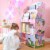 Fantasy Fields Kids Magic Garden Wooden Bookcase Book Shelf Organizer Rack Pink Perspective: right