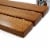 Home Aesthetics 20  Teak Wood Folding Wall Mounted Shower Seat Bench Modern Clear Coated M Perspective: right