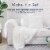 Cheer Collection  Shaggy Long Hair Plush Faux Fur Lumbar Accent Pillows - 12 x 20 - Set of 2 Perspective: right