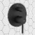 PULSE ShowerSpas Two Way TruTemp Pressure Balance Valve with Matte Black Trim Kit Perspective: right