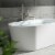 PULSE ShowerSpas Brushed-Nickel Wall Mounted Tub Filler Perspective: right