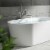 PULSE ShowerSpas Chrome Wall Mounted Tub Filler Perspective: right
