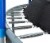 10 FT Round Trampoline Set with Safety Enclosure System - Blue Perspective: right