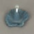 Set of 6 Blue Cast Iron Scallop Sea Shell Drawer Pulls Nautical Cabinet Knobs - Light Blue Perspective: right