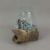 Melted Glass On Teak Driftwood Decorative Bowl/Vase/Terrarium Planter 6 Inches High Perspective: right