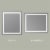 Superior 30 in. W x 36 in. H Frameless Anti-Fog Wall Bathroom LED Vanity Mirror in Silver Perspective: right
