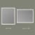 Huron 24.02 in. W x 30 in. H Frameless Anti-Fog Wall Bathroom LED Vanity Mirror in Silver Perspective: right