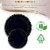 10.25  Black with Silver Edge Rim Plastic Dinner Plates (120 Plates) Perspective: right