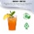 10 oz. Clear Round Plastic Cups (500 Cups) Perspective: right