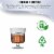 8 oz. Clear Plastic Pedestal Wine Glasses (240 Glasses) Perspective: right