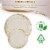 7.5  Ivory with Gold Harmony Rim Plastic Appetizer/Salad Plates (120 plates) Perspective: right
