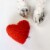 Midlee Plush Red Heart Valentine's Day Dog Toy (Large) Perspective: right