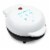 Nostalgia My Mini White Snowflake Waffle Maker Perspective: right