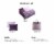 Bebejan Cordon Purple 100% Cotton 230 Thread Count 3-Piece Reversible Quilt Set Perspective: right