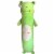 Velvet Bolster Plush Pillow | Swiss Jasmine Plushies | Froggie Stuffed Animal | 43 Inches Perspective: right