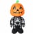Sunnydaze Pumpkin Head Skeleton Halloween Inflatable Yard Decoration - 4 ft Perspective: right