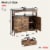 Bestier Buffet Hallway & Living Room Storage Cabinet w/ 3 Drawers, Rustic Brown Perspective: right