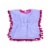 Sophia's Cut-Out Bathing Suit, Cover Up and Sandals, Pink/Purple Perspective: right