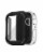 WITHit Black Apple Watch Rugged Bumper with integrated Glass Protection Perspective: right