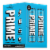Prime Blue Raspberry Zero Sugar Energy Drink Cans Perspective: right