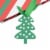 Seasonal Celebrations Bias Stripe Gift Bag Perspective: right