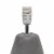 Simple Designs Concrete Pinnacle Table Lamp in Gray with Gray Shade Perspective: right
