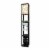 Simple Designs Metal Basic Flexible Neck Desk Lamp in Silver with Silver Shade Perspective: right