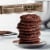 Tate's Bake Shop Double Chocolate Chip Cookies Perspective: right