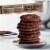 Tate's Bake Shop Double Chocolate Chip Cookies Perspective: right