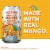 Golden Road Mango Craft Non-Alcoholic Wheat Ale Beer Perspective: right