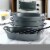 Bruntmor 8 x5  White Oval Porcelain Ceramic Pie Pan Set of 4 Perspective: right