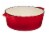 Bruntmor Red 7 Qt 2-in-1 Dutch Oven & Skillet|Pioneer Woman Cookware Perspective: right