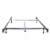 Hollywood Bed Frame Headboard & Footboard Bed Frame Twin/Full with 4-Glides Perspective: right