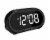 Riptunes 1.4  Display Alarm Clock w/5 sound settings - Black Perspective: right